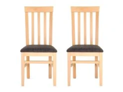 Lot De 2 Chaises Design "Pelham" 99cm Gris