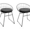 Lot De 2 Chaises Design "Modern" 64cm Noir -Deco.fr Soldes Boutique chaise 15746779