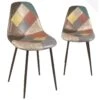 KAYELLES Lot De 2 Chaises Patchwork Scandinave NOVA -Deco.fr Soldes Boutique chaise 15793819