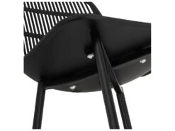 Lot De 4 Chaises Salon Salle à Manger Restaurants, Les Cafés, Les Bureaux Et Les Salles D'attente 150 Kg Max Noir 14_0006003 6 Lot De 4 Chaises Salon Salle à Manger Restaurants, Les Cafés, Les Bureaux Et Les Salles D'attente 150 Kg Max Noir 14_0006003 -Deco.fr Soldes Boutique chaise 15859639