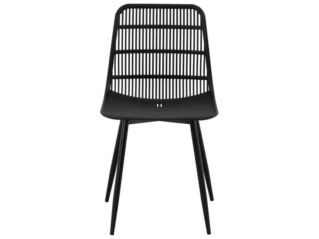 Lot De 4 Chaises Salon Salle à Manger Restaurants, Les Cafés, Les Bureaux Et Les Salles D'attente 150 Kg Max Noir 14_0006003 5 Lot De 4 Chaises Salon Salle à Manger Restaurants, Les Cafés, Les Bureaux Et Les Salles D'attente 150 Kg Max Noir 14_0006003 – Image 5