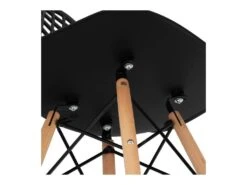 Lot De 4 Chaises Salon Salle à Manger Restaurants, Les Cafés, Les Bureaux Et Les Salles D'attente 150 Kg Max Noir 14_0006013 7 Lot De 4 Chaises Salon Salle à Manger Restaurants, Les Cafés, Les Bureaux Et Les Salles D'attente 150 Kg Max Noir 14_0006013 -Deco.fr Soldes Boutique chaise 15859661