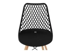 Lot De 4 Chaises Salon Salle à Manger Restaurants, Les Cafés, Les Bureaux Et Les Salles D'attente 150 Kg Max Noir 14_0006013 8 Lot De 4 Chaises Salon Salle à Manger Restaurants, Les Cafés, Les Bureaux Et Les Salles D'attente 150 Kg Max Noir 14_0006013 -Deco.fr Soldes Boutique chaise 15859663