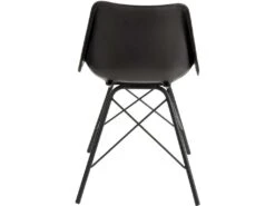 Chaise Loft Cuir Metal Noir Benarkin 15 Chaise Loft Cuir Metal Noir Benarkin -Deco.fr Soldes Boutique chaise 15866081