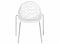Ensemble De 4 Chaises Blanches MUMFORD -Deco.fr Soldes Boutique chaise 16701765