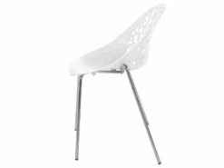 Ensemble De 4 Chaises Blanches MUMFORD -Deco.fr Soldes Boutique chaise 16701767