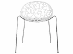 Ensemble De 4 Chaises Blanches MUMFORD -Deco.fr Soldes Boutique chaise 16701769