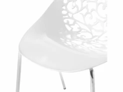 Ensemble De 4 Chaises Blanches MUMFORD -Deco.fr Soldes Boutique chaise 16701771