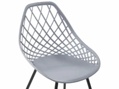 Lot De 2 Chaises De Salle à Manger Gris Clair CANTON 14 Lot De 2 Chaises De Salle à Manger Gris Clair CANTON -Deco.fr Soldes Boutique chaise 16701829