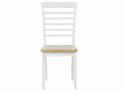 Lot De 2 Chaises De Salle à Manger Bois Clair Et Blanches BATTERSBY -Deco.fr Soldes Boutique chaise 16703295