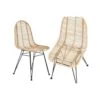 MISTINGUETTE Lot De 2 Chaises - Naturel 12 MISTINGUETTE Lot De 2 Chaises - Naturel -Deco.fr Soldes Boutique chaise 17567767