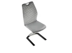 Lot De 2 Chaises Design En Velours - Gris -Deco.fr Soldes Boutique chaise 17568549
