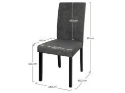 Chaise Havane Grise (lot De 2) -Deco.fr Soldes Boutique chaise 17577551