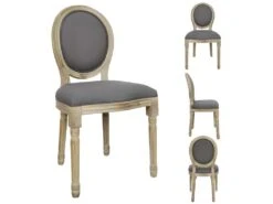 Chaise Eleonor Gris -Deco.fr Soldes Boutique chaise 17619653