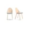 Duo De Chaises Bois/Bois - TEULAT UMA