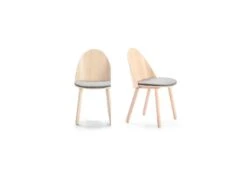 Duo De Chaises Bois/Bois - TEULAT UMA