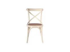 Duo De Chaises Bois Crème - BRETT -Deco.fr Soldes Boutique chaise 17622659