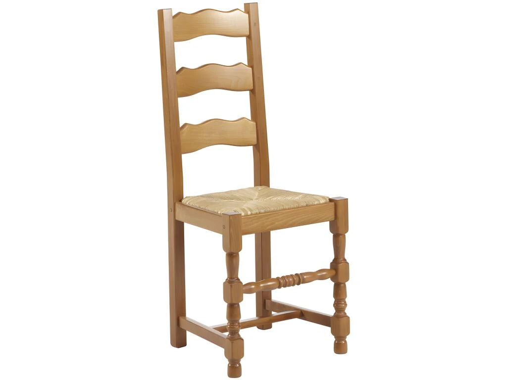 Lot De 2 Chaises SEGUIN - Hêtre Massif & Assise En Paille De Seigle 3 Lot De 2 Chaises SEGUIN - Hêtre Massif & Assise En Paille De Seigle – Image 3