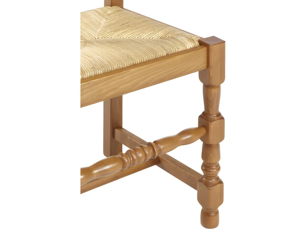 Lot De 2 Chaises SEGUIN - Hêtre Massif & Assise En Paille De Seigle 6 Lot De 2 Chaises SEGUIN - Hêtre Massif & Assise En Paille De Seigle – Image 6