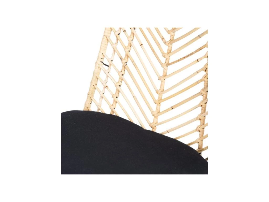 Chaise Rotin Naturel/Métal - FRANCINE 6 Chaise Rotin Naturel/Métal - FRANCINE – Image 6