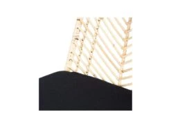 Chaise Rotin Naturel/Métal - MARTINE -Deco.fr Soldes Boutique chaise 17635277