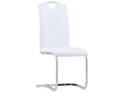 Lot De 4 Chaises De Salle à Manger Cuisine Cantilever Design Moderne Synthétique Blanc CDS021349 6 Lot De 4 Chaises De Salle à Manger Cuisine Cantilever Design Moderne Synthétique Blanc CDS021349 -Deco.fr Soldes Boutique chaise 18081923