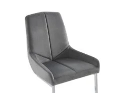 Lot De 2 Chaises En Velours Et Métal - Gris - BERLONA 13 Lot De 2 Chaises En Velours Et Métal - Gris - BERLONA -Deco.fr Soldes Boutique chaise 18107429