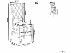 Lot De 2 Chaises Transparentes CLARION -Deco.fr Soldes Boutique chaise 18124525