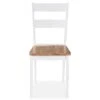 Lot De Deux Chaises De Salle à Manger Hévéa Blanc 1902163 7 Lot De Deux Chaises De Salle à Manger Hévéa Blanc 1902163 -Deco.fr Soldes Boutique chaise 18267245