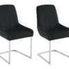 Lot De 2 Chaises En Velours Et Métal - Noir - BERLONA 14 Lot De 2 Chaises En Velours Et Métal - Noir - BERLONA -Deco.fr Soldes Boutique chaise 18320709