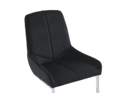 Lot De 6 Chaises En Velours Et Métal - Noir - BERLONA -Deco.fr Soldes Boutique chaise 18320737