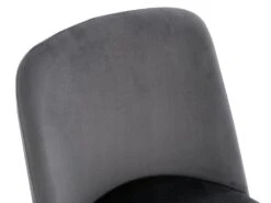 Lot De 2 Chaises En Velours Et Métal Effet Bois - Gris - MINAGRI 14 Lot De 2 Chaises En Velours Et Métal Effet Bois - Gris - MINAGRI -Deco.fr Soldes Boutique chaise 18365133