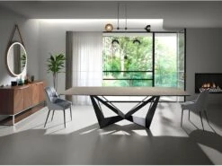 Chaise à Manger Velours Et Similicuir. 4109 ANGEL CERDA