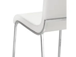 Chaise En Croûte De Cuir Et Acier Chromé 4025 ANGEL CERDA -Deco.fr Soldes Boutique chaise 18422361