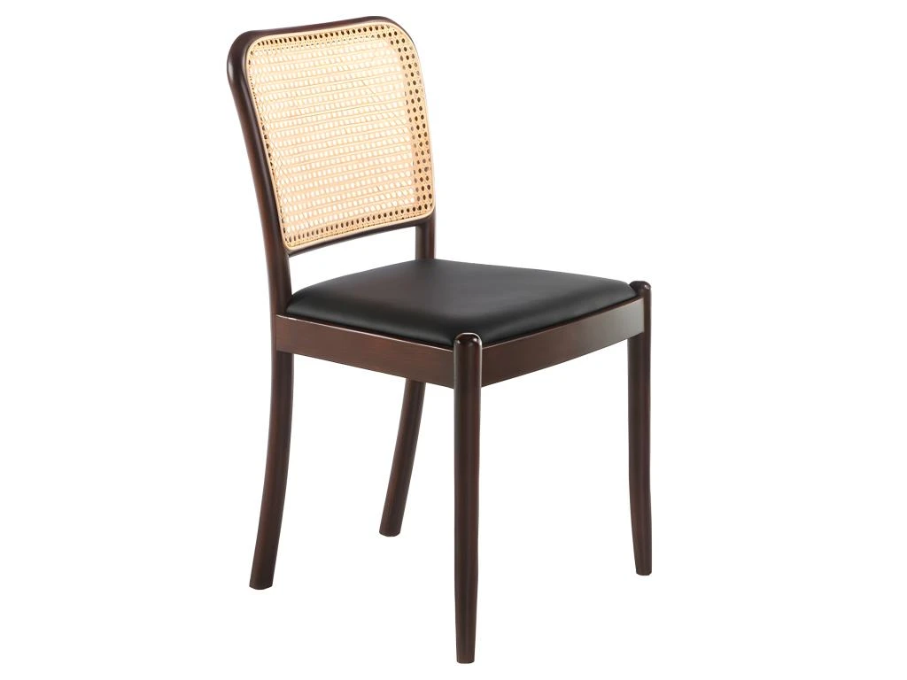 Chaise En Simili Cuir Et Rotin 4094 ANGEL CERDA 1 Chaise En Simili Cuir Et Rotin 4094 ANGEL CERDA