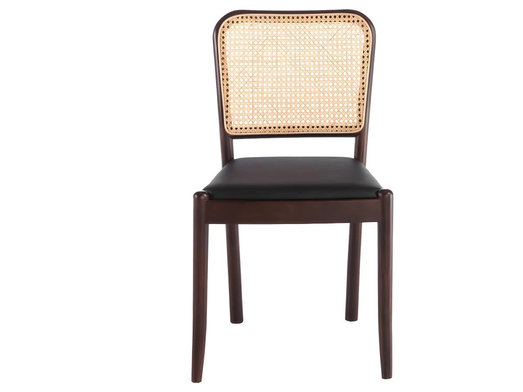 Chaise En Simili Cuir Et Rotin 4094 ANGEL CERDA 2 Chaise En Simili Cuir Et Rotin 4094 ANGEL CERDA â Image 2