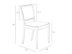 Chaise En Simili Cuir Et Rotin 4094 ANGEL CERDA 13 Chaise En Simili Cuir Et Rotin 4094 ANGEL CERDA -Deco.fr Soldes Boutique chaise 18427559