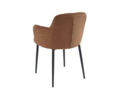 Lot De 2 Chaises En Velours Côtelé Et Métal - Terracotta - CELOLA De Pascal MORABITO -Deco.fr Soldes Boutique chaise 18633539