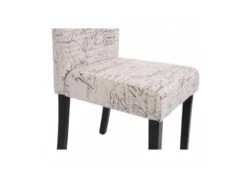 Chaise De Salle à Manger Lot De 2 OTTA Pieds Foncés -Deco.fr Soldes Boutique chaise 19191879