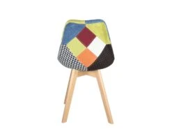 KAYELLES Lot De 2 Chaises Patchwork Scandinaves LAO 10 KAYELLES Lot De 2 Chaises Patchwork Scandinaves LAO -Deco.fr Soldes Boutique chaise 19331043