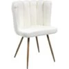 Chaise Assise En Tissu Bouclette Blanc Ariel 5 Chaise Assise En Tissu Bouclette Blanc Ariel -Deco.fr Soldes Boutique chaise 19395737