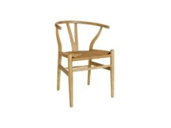 Duo De Chaises Bois Naturel Avec Assise Paillage - BRETT -Deco.fr Soldes Boutique chaise 19572245