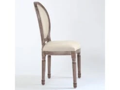 Lot De 20 Chaises Médaillon Louis XVI Tissu Beige 7 Lot De 20 Chaises Médaillon Louis XVI Tissu Beige -Deco.fr Soldes Boutique chaise 20010363