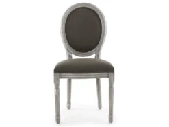 Lot De 2 Chaises De Style Médaillon Louis XVI Bois Gris Patiné & Tissu Gris 5 Lot De 2 Chaises De Style Médaillon Louis XVI Bois Gris Patiné & Tissu Gris -Deco.fr Soldes Boutique chaise 20010427