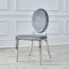 Lot De 2 Chaises Médaillon Pied Acier Era - Couleurs - Velours Gris 8 Lot De 2 Chaises Médaillon Pied Acier Era - Couleurs - Velours Gris -Deco.fr Soldes Boutique chaise 20020065