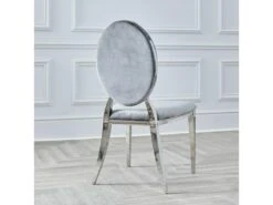 Lot De 2 Chaises Médaillon Pied Acier Era - Couleurs - Velours Gris 5 Lot De 2 Chaises Médaillon Pied Acier Era - Couleurs - Velours Gris -Deco.fr Soldes Boutique chaise 20020069