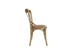 Duo De Chaises Bois Marron Clair - BRETT 9 Duo De Chaises Bois Marron Clair - BRETT -Deco.fr Soldes Boutique chaise 20021379