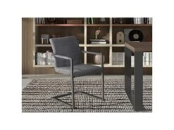 Chaise 'Brigotte' PU Gris Vintage -Deco.fr Soldes Boutique chaise 20088939