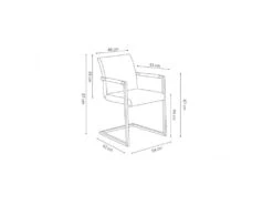 Chaise 'Brigotte' Velours Pétrol -Deco.fr Soldes Boutique chaise 20088965