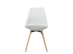 Lot De 2 Chaises Scandinaves Coussin Pieds Bois MIA (blanc Gris) 5 Lot De 2 Chaises Scandinaves Coussin Pieds Bois MIA (blanc Gris) -Deco.fr Soldes Boutique chaise 20121735